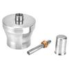 450ml Stainless Steel Thickened Alcohol Burner with Screw and Wick Chemistry Dental Lab Lamp