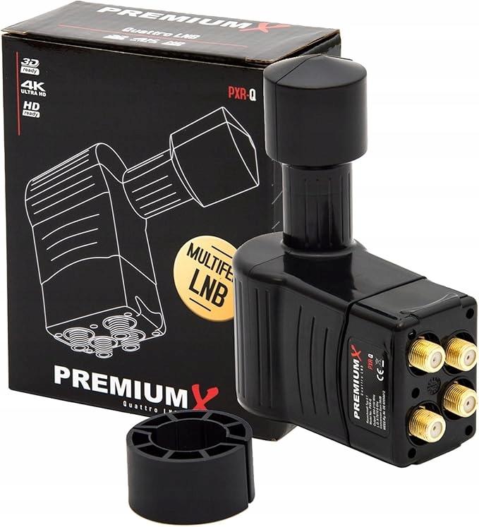 Premiumx Rocket Quattro Lnb Pxr-Q 3° Slim Multifeed Do Multiswitcha