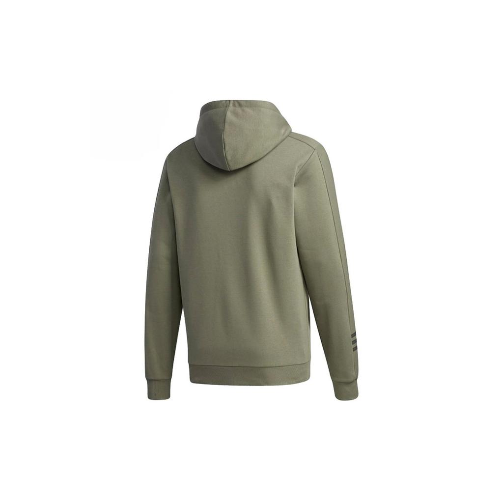 adidas Толстовки Мужские Армейский Зеленый С Капюшоном Умеренный Обычный GD5446