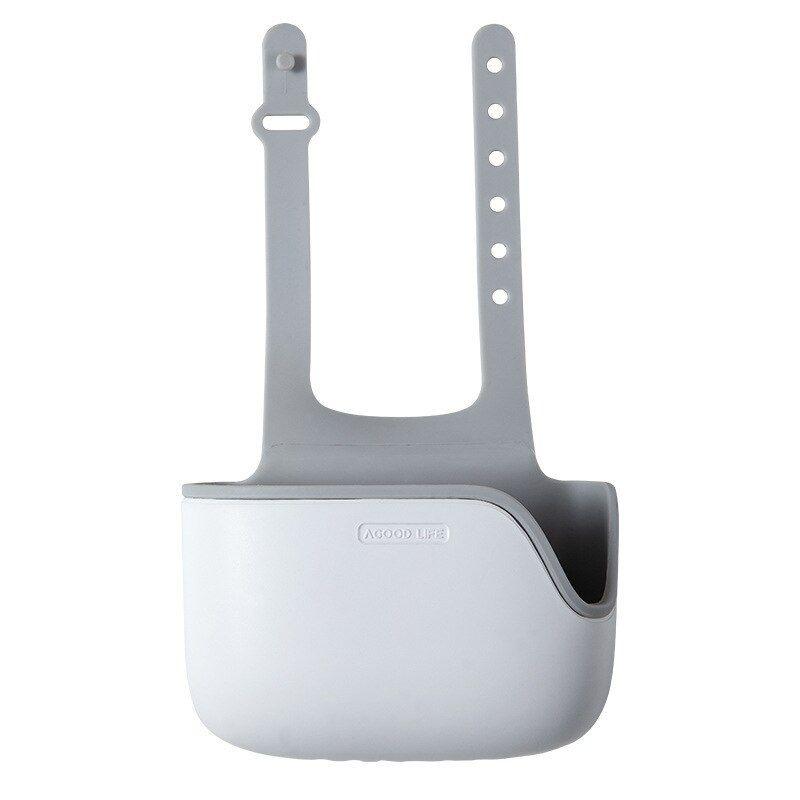 Регулируемый держатель для раковины, подставка для мыла и губки, сушилка с прочной двухслойной конструкцией