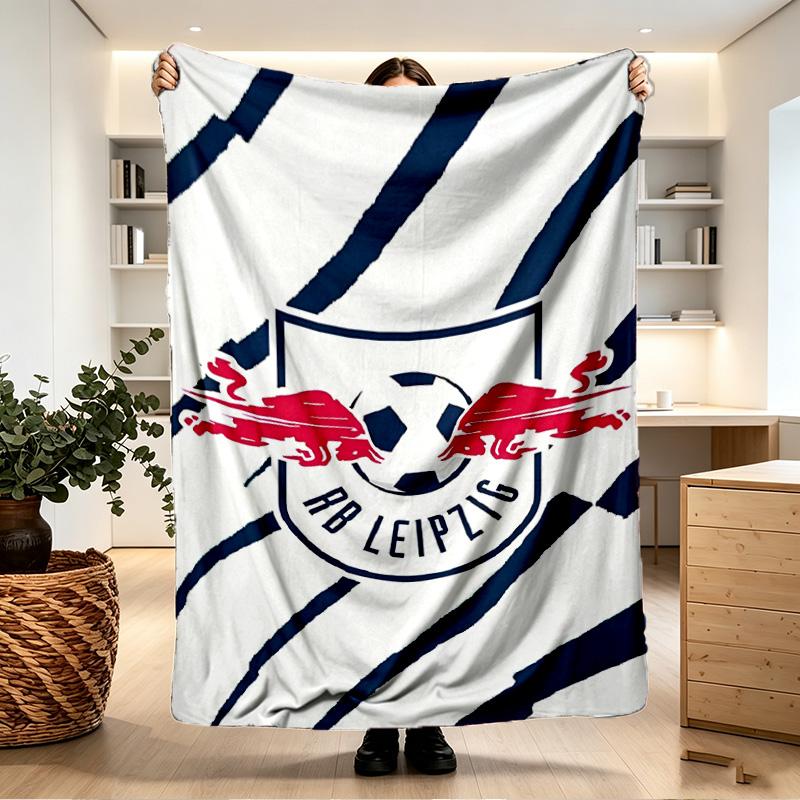 RB Leipzig Print Blanket - Soft & Comfortable, for Bedroom, Travel, Sofa, Home Decoration - Birthday Christmas Gift for Friend