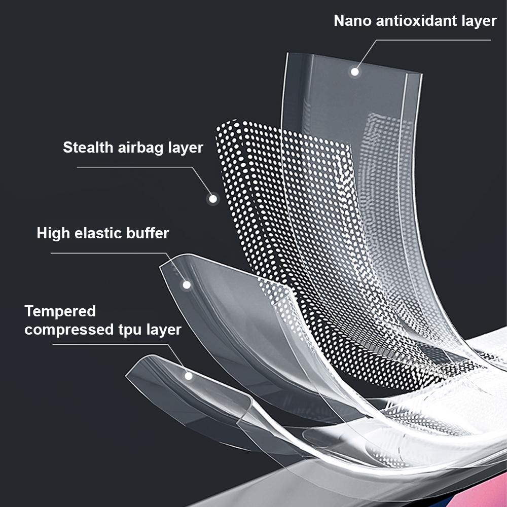 Shockproof Cartoon Astronaut Crystal Case Full Cover Camera Protection Transparent Soft Phone Casing for Huawei Honor iPhone Infinix Tecno