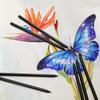 10PCS Rainbow Pencil Colorful Pencil 7-Color Wood Colorful Black Wood Painting Supplies Christmas Halloween Black Friday Gift