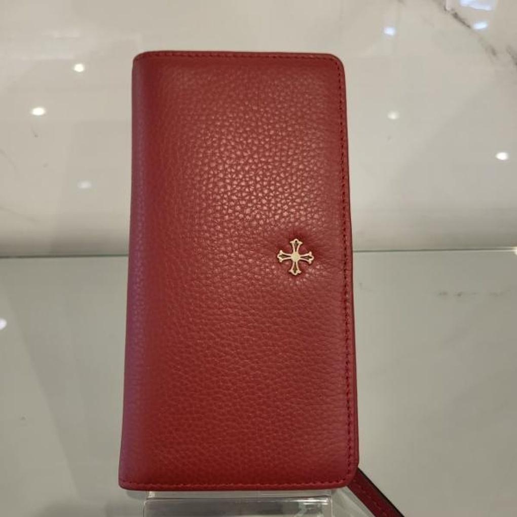 Moncross 8055AWWN Slim Women's Cowhide Long Wallet Card Holder