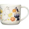Кружка Yamaka Shoten MOOMIN "Гербарий", дизайн Муми-троллей, Прибл.. 350 мл, Белый, Товары с Муми-троллями, Скандинавский стиль, Подарок на День матери, Посуда, Подарок, Свадь