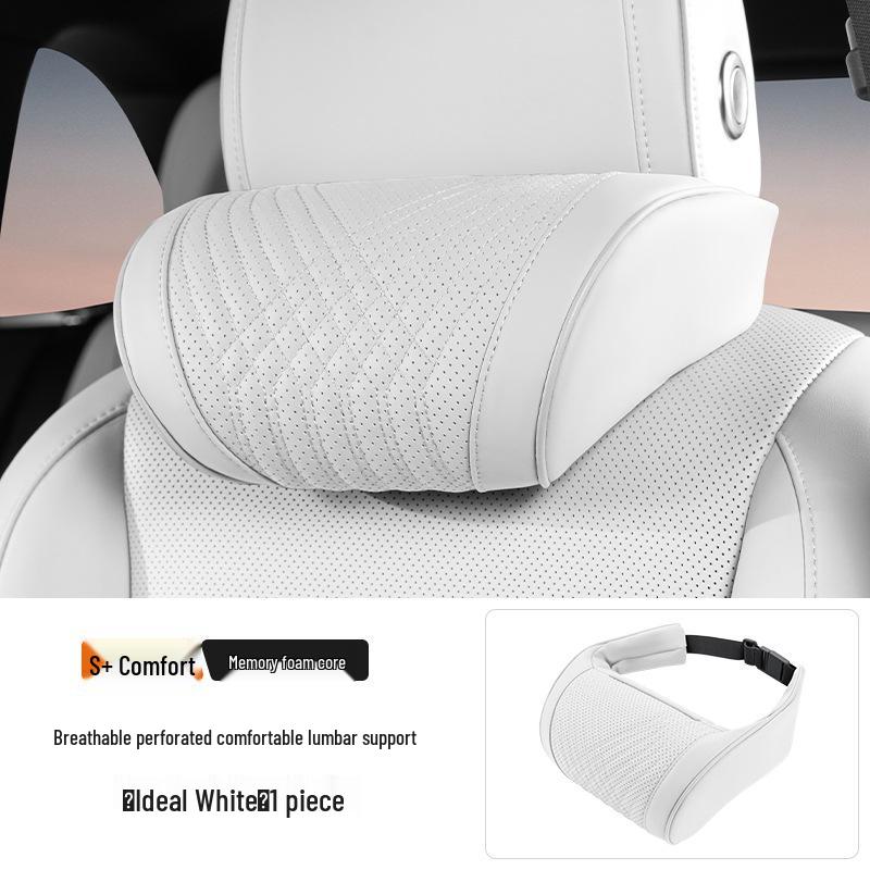 Zeekr 007/001 Car Headrest: Lumbar & Neck Support Pillow - All-Season Breathable Interior Decor