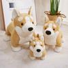 Adorbale Corgi Dog Plush Toy Stuffed Soft Animal Cartoon Pillow Kawaii Lifelike Puppy Doll Lovely Gifts for Children Girls
