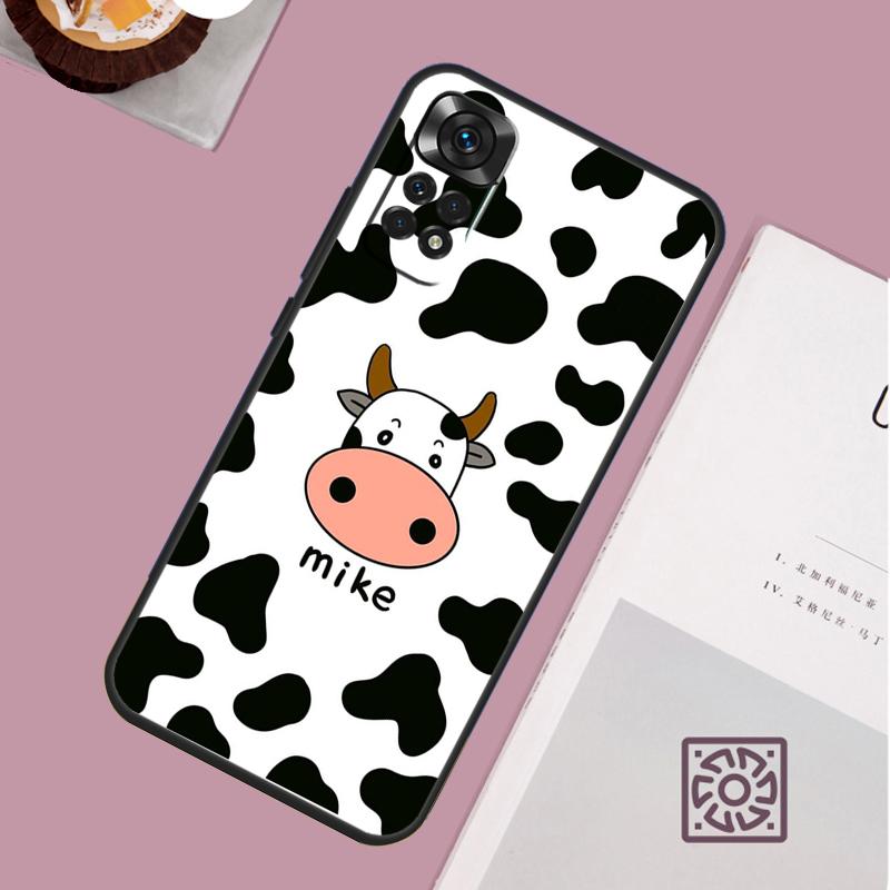 Чехол-книжка с коровьим принтом для Xiaomi Redmi Note 14 13 12 11 15 Pro Plus Redmi 15 13 10 10C 12C 13C 14C 15C