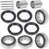 Front Axle Wheel Bearings & Seal Kit Compatible with Mule 2510 3000 3010 4000 4010, Included Spacers Collar & Pin Cotter Kit Replace for 92045-3707