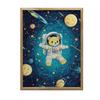 Poster Space Teddy Astronaut Poster Space Teddy Astronaut, 70X100 Cm, Frameless, Premium Canvas On Stretcher