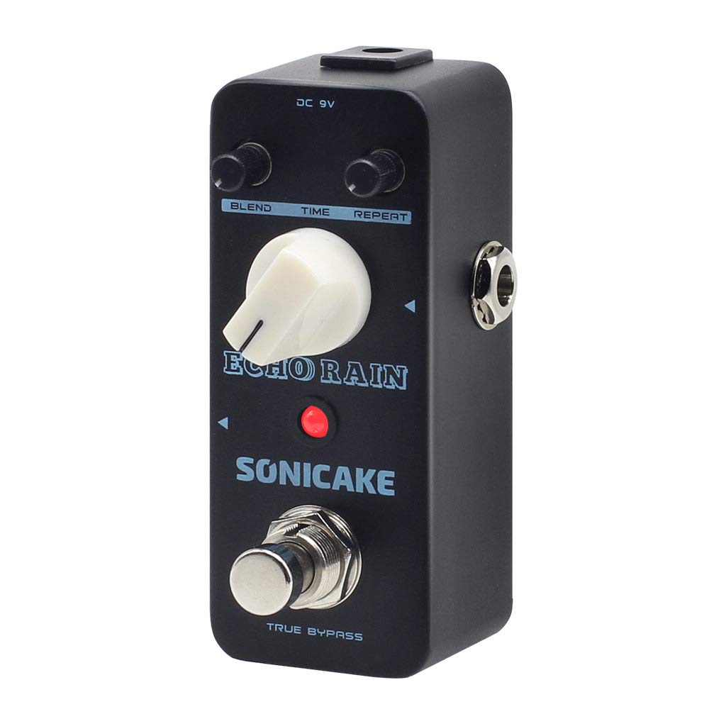 SONICAKE Delay Analog Delay Guitar Hybrid Digital Echo Rain Delay Guitar Effect True Bypass Pedal, Pedal, Pedal,