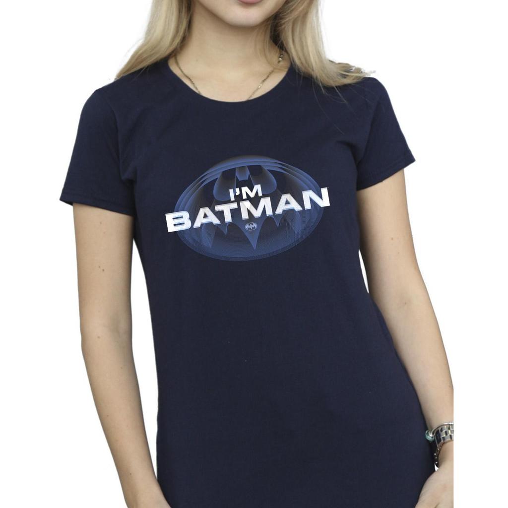 DC Comics Womens/Ladies The Flash I´m Batman Cotton T-Shirt