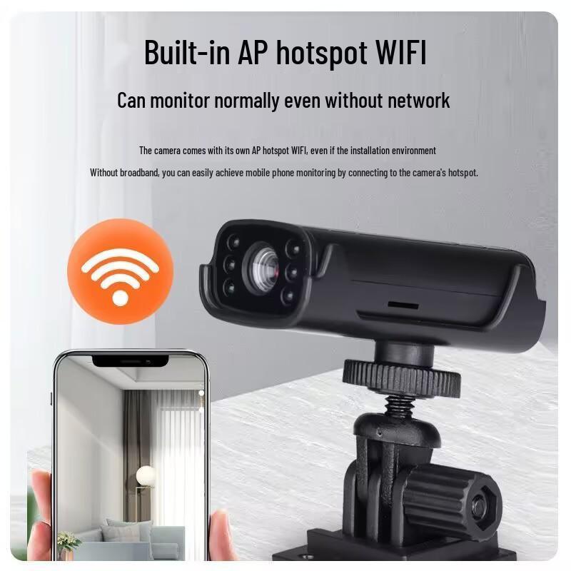 Smart Surveillance Camera with Infrared Night Vision, 100W WiFi Capability