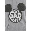 Disney Mens Best Dad Ever Mickey Mouse Hoodie