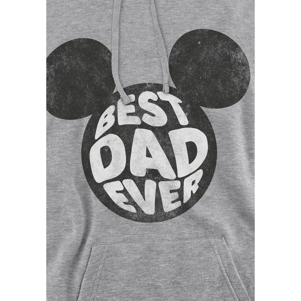 Disney Mens Best Dad Ever Mickey Mouse Hoodie