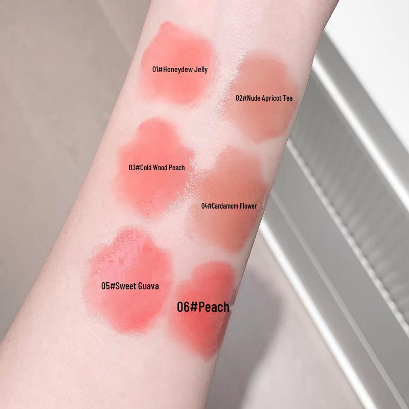 Gogobear Милая увлажняющая объемная помада: Фальшивый нюд, Осветляющий, Стойкий, Молодежный цвет Макияж