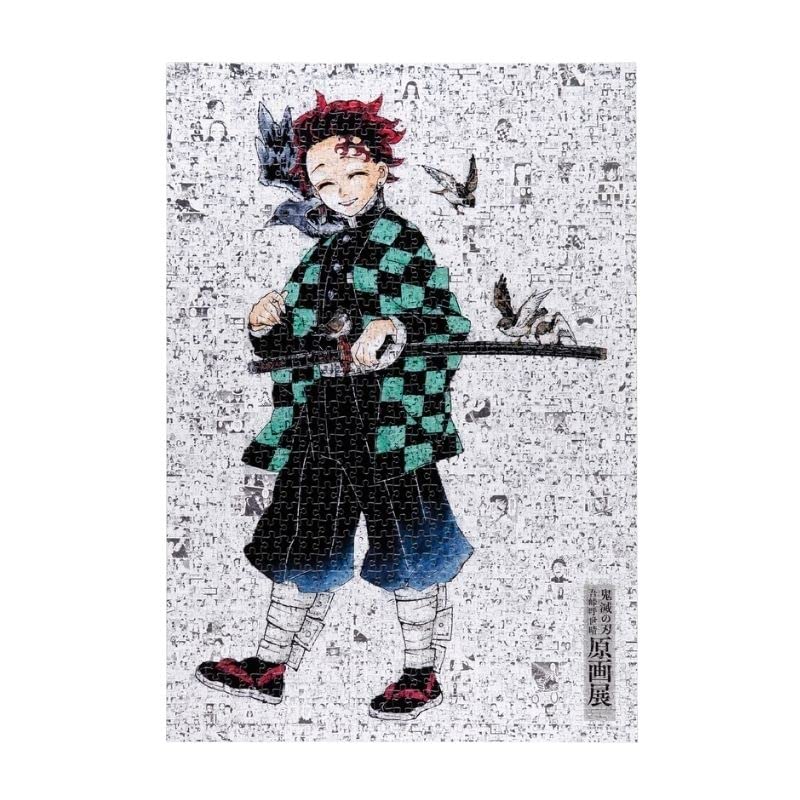 Демон Slayer Оригинальная художественная выставка Koyoharu Gotouge Оригинальная художественная выставка Koyoharu Gotouge Товары Оригинальные товары Мозаика Художественная головоломка 1000 деталей Демон