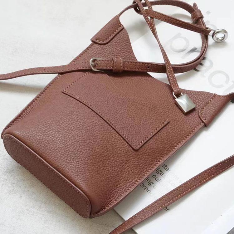 High End +New Mobile Phone Bag With Genuine Leather Top Layer And Cowhide Casual Commuting Versatile Fashion Single Shoulder Crossbody Bag