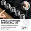 Крышки для ручек Прочный пластик Крышки для духовок, плит, газовых приборов Легкая установка Защита, удобная для родителей