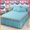 Home Decor Luxury Style Lace Non-slip Soft and Comfortable Bed Skirt Bedding Set 1PC (No Pillowcase)