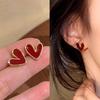 Корейские серьги-кисточки из серебра 925 пробы с бантом и нишевым дизайном