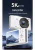 5K HD CCD Digital Mini Selfie Camera for Students and Home Use