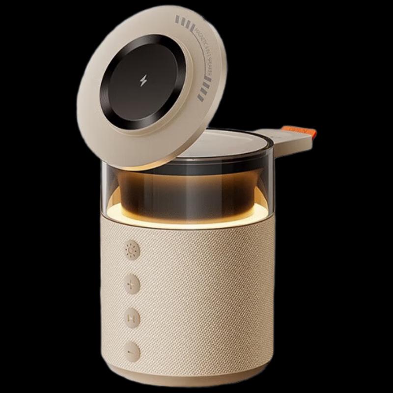 Newman HT-554 3-в-1 Беспроводная зарядка Bluetooth-колонка Лампа CN вилка (адаптер в комплекте) (Китайская версия)