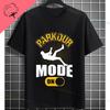 Parkour Freerunning Traceur Athlete Parkour Run Jump Fly Graphic Tshirt Casual Round Neck Cotton Allseason Comfort Tshirt