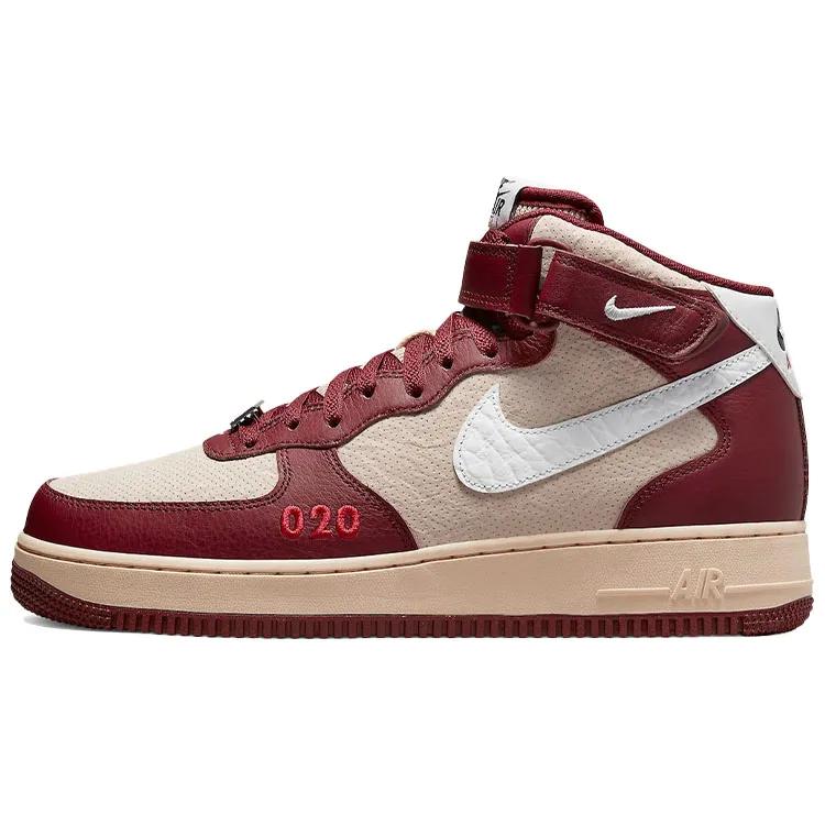 Nike Air Force 1 Mid 'City Pack - London' (Unisex) Team Red / White / Pearl White / Black Skate Shoes DO7045 600