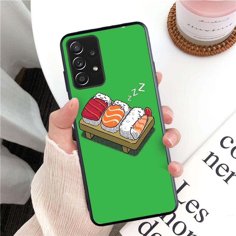Чехол для телефона Food Sushi для Samsung Galaxy A13 A22 A12 A32 A71 A11 A21S A33 A52 A72 A51 A50 A70 A31 M31