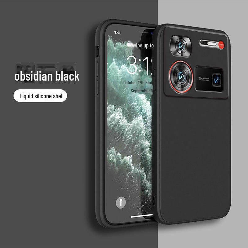 Совместимый защитный чехол Nubia Z70 Ultra Liquid Silicone Anti-Fall