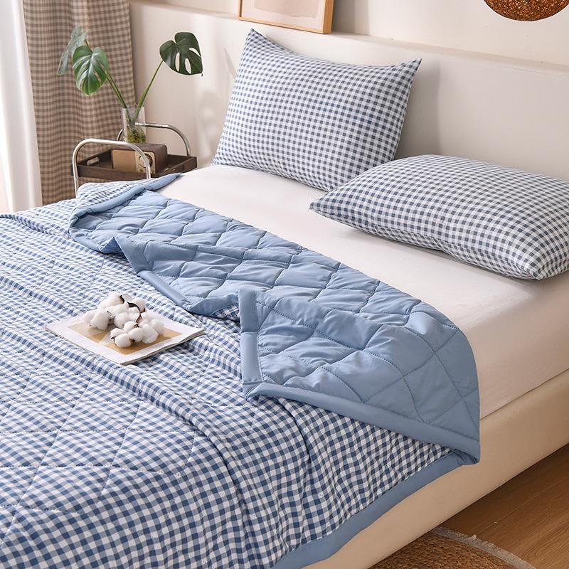 Благоприятное для кожи одеяло с кондиционером, одноместное двойное летнее прохладное одеяло, тонкое одеяло весной и осенью
