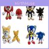 Cute 30cm Sonic Tails Plush Shadow The Hedgehog Knuckles Toy Super Sonic Soft Plush For Comfortable Snuggles