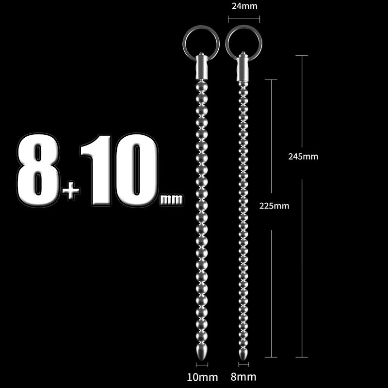 Нержавеющая сталь уретральные звуковые расширители пенисная пробка вставка стимуляция катетер бусины мужской мастурбатор секс-игрушки для мужчин
