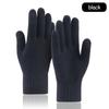 Thick Knitted Men Winter Gloves Imitation Cashmere Two Layer Touch Screen Adult Gloves Male Outdoor Mitten Thicken Gloves