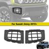 Защитная крышка капота противотуманной фары для Suzuki Jimny JB64 JB74W 2019-2026 Декоративная накладка на крышку передней фары Защита фар автомобиля Автоаксессуары