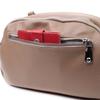 Everyday Bag with Two Compartments Made of Genuine Leather Vintage 22594 Beige