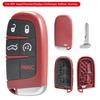 Для Dodge Challenger Charger Durango для Chrysler 300 Jeep SRT 2009-2024 чехол для автомобильного ключа с автокнопками Q5C6