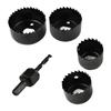 5Pcs Woodworking Opener Hole Saw Bit Cutting Drilling Tool Set With Round Saw For Gypsum Board Wood Opening Accessories