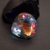 Rainbow Mystic Topaz Gemstone 215 Carat Lab-Created Pear Cut Huge Size CERTIFIED