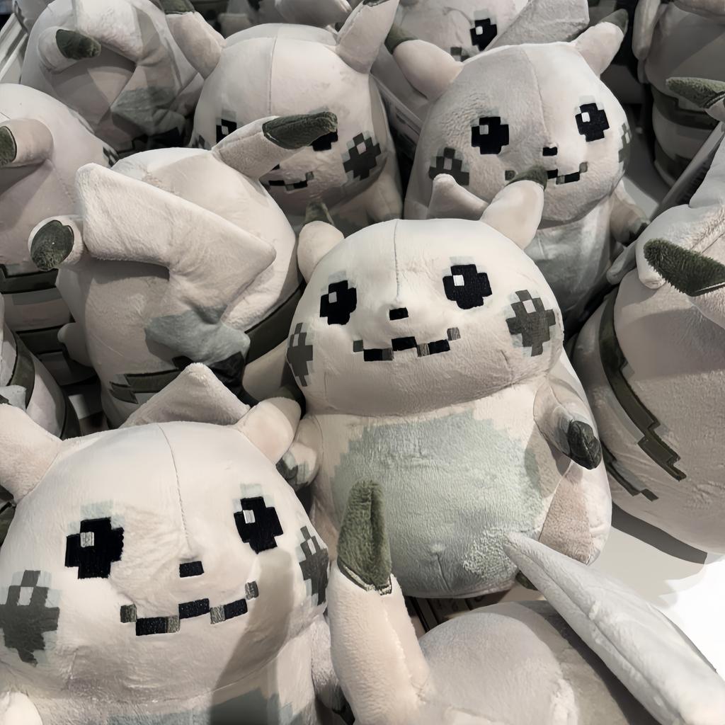 Плюшевая игрушка Пикачу к 30-летию Пиксельный Пикачу Мягкая игрушка Аниме Хобби Игрушки Очаровательный Декор для дома Игрушки Аниме-фигурка