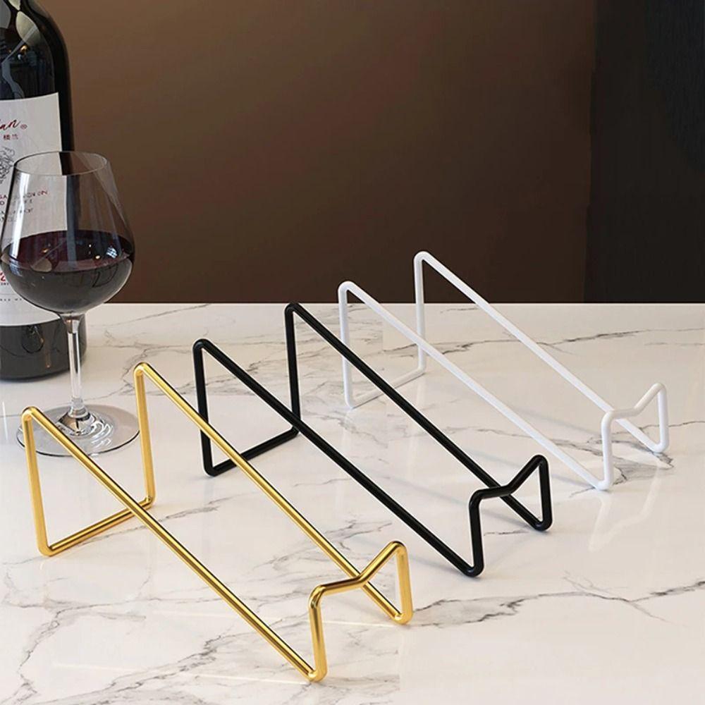 Curved Red Wine Display Stand Simple Beer Holder Household Bar Counter Decoration