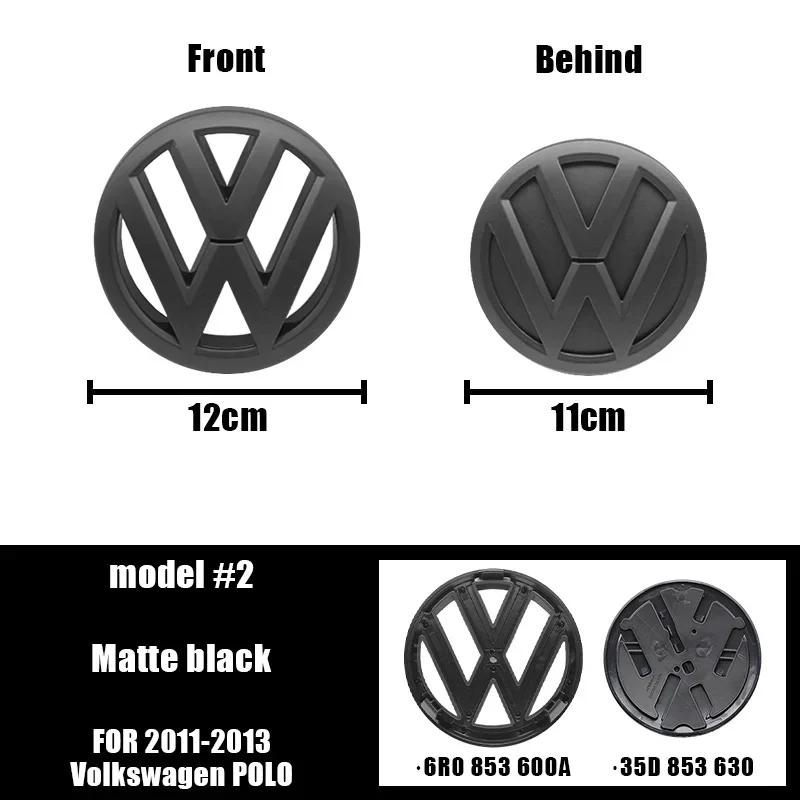 VW Valve Stems Caps Golf 3 4 MK3 MK4 For VOLKSWAGEN VW 2026 New Emblems 2Pcs Car Emblem Front Grille Rear Trunk Lid Sticker Badge D