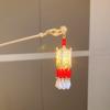 Pearl Glowing Lantern Hairpin LED Light Copper Coin Lantern Tassel Hair Stick Hair Chopstick Hanfu Headwear