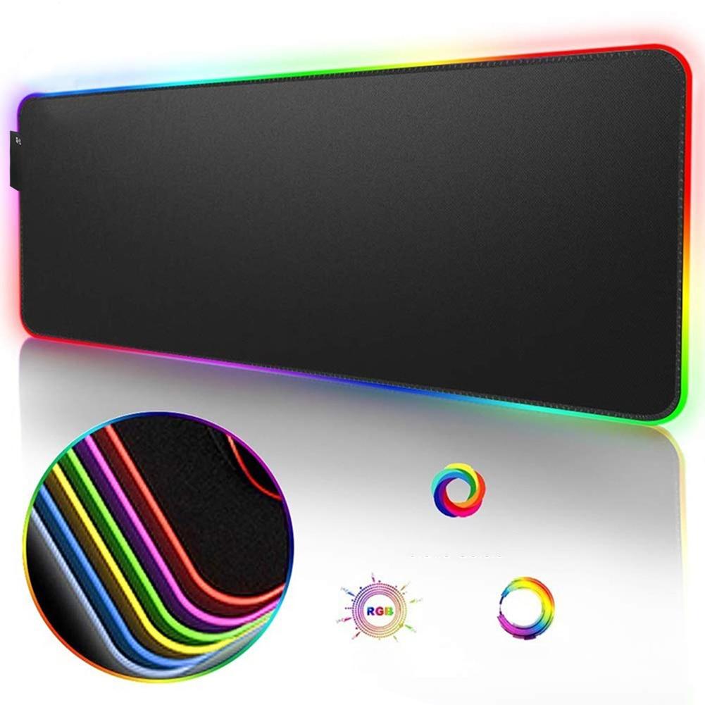 RGB Gaming Mouse Pad Large Mouse Pad Gamer Led Computer Mousepad Big Mouse Mat with Backlight Carpet For Keyboard Desk Mat Mause