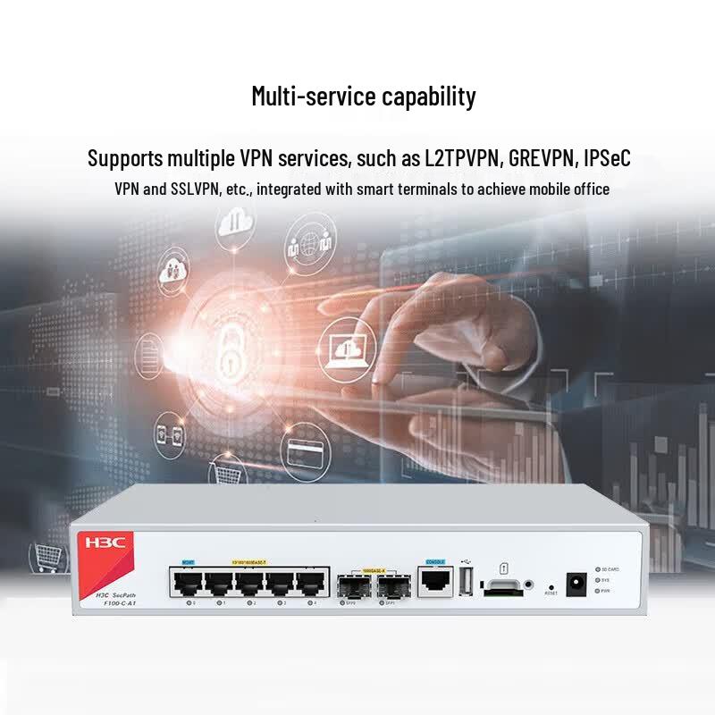 H3C F100-C-A1 5-Port Gigabit Desktop Enterprise Firewall (CN version)