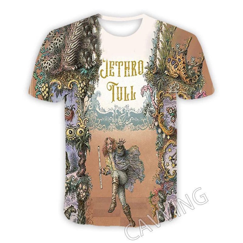 Новые Классические Футболки Jethro Tull Rock с 3D-печатью для Мужчин Женщин Хип-Хоп Тренд футболка Y2k Топ Оверсайз Уличный Стиль Мужская Одежда