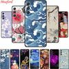 Чехол для Samsung Galaxy A16 5G 3D тиснение Черный Силикон Мягкая Задняя Крышка Чехол Для Samsung C55 M55 M35 A35 M34 A15 A25 S24 FE Чехол