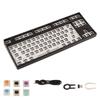 87-клавишная RGB механическая клавиатура DIY-комплект TKL-раскладка переключатели с горячей заменой ABS Алюминиевый сплав Модульная механическая клавиатура для