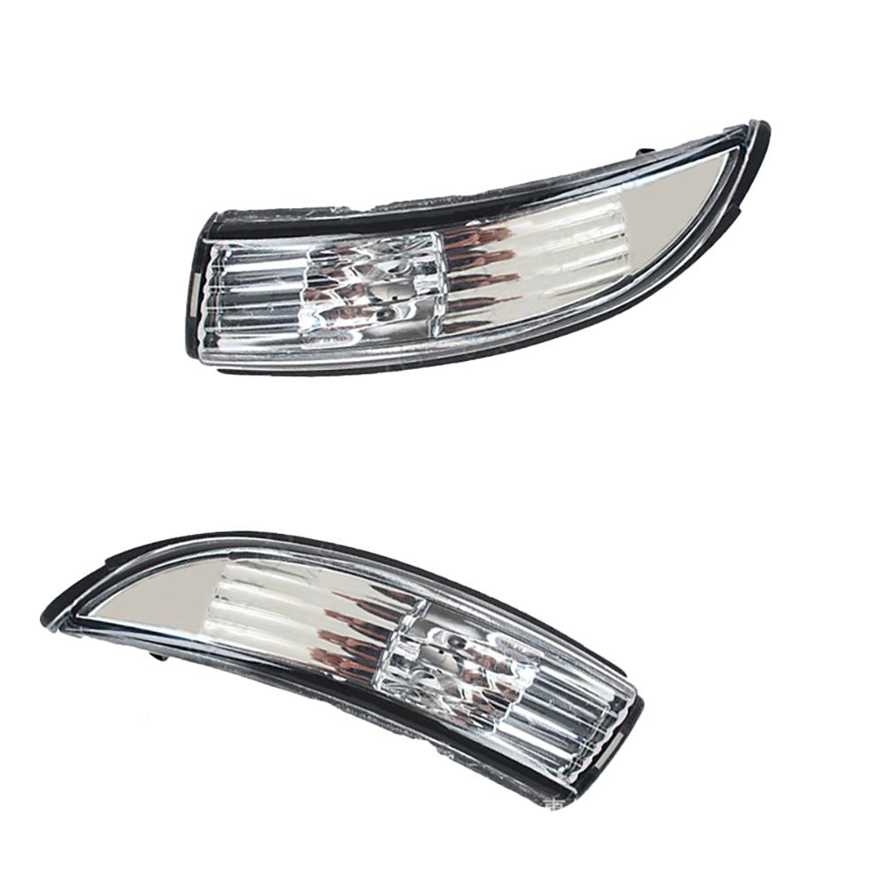 Белый фонарь заднего вида на зеркало заднего вида на руль без лампочек подходит для Ford Fiesta Mk8 2008-2016 гг.